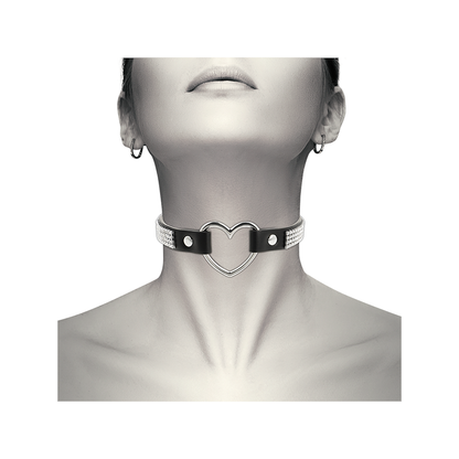 Choker Cuero Vegano Corazon