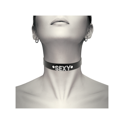 Choker Cuero Vegano Sexy