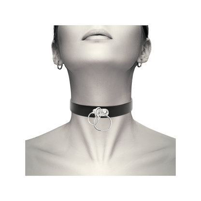 Choker Cuero Vegano Doble Anilla