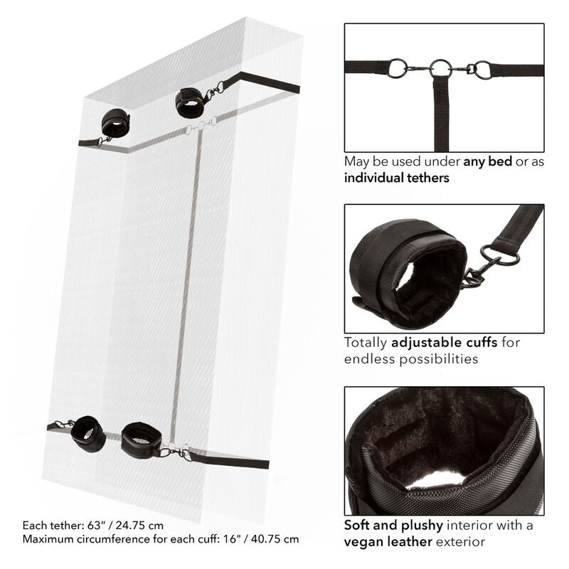 Boundless Red Restraint Set Restriccion Cama