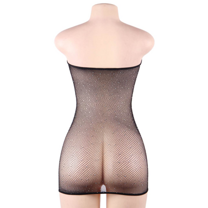 Vestido Red Con Brillantes