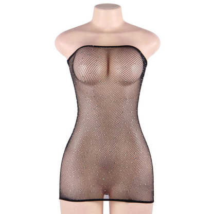 Vestido Red Con Brillantes