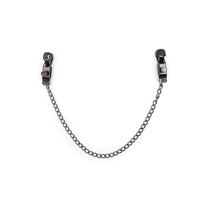 Pinzas Metal Con Cadena Negro