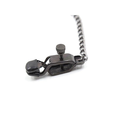 Pinzas Metal Con Cadena Negro