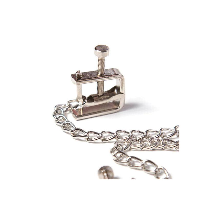 Pinzas Metalicas Tornillo Con Cadena