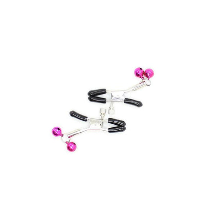 Pinzas Pezones Con Cascabel Rosa