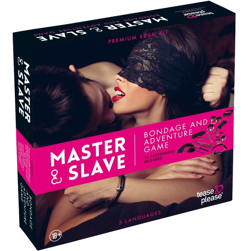 Juego 13 Accesorios Bondage Magenta