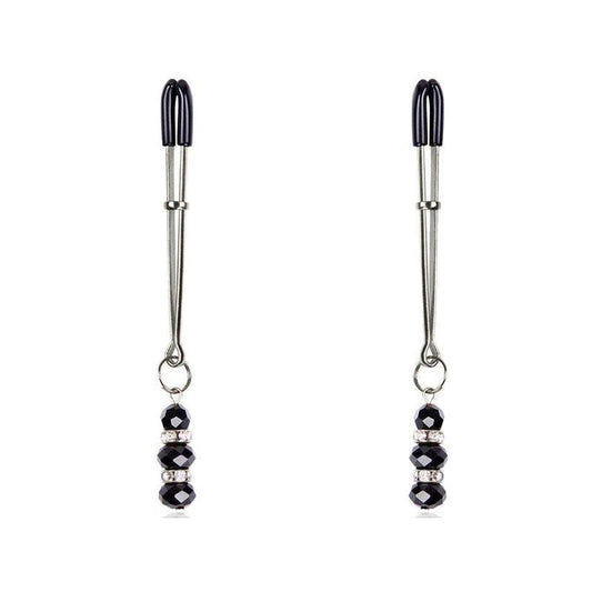 Pinzas Pezones Con Piedrecitas Cristal