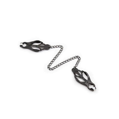 Pinzas Pezones Japoneas Con Cadena Negra
