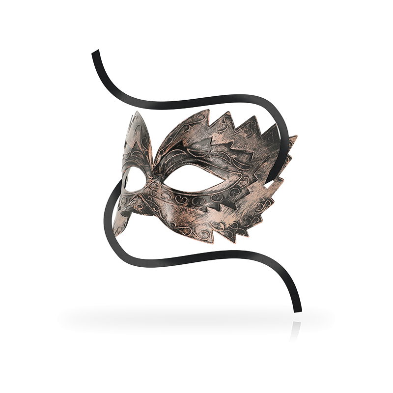 Masks Antizaz Estilo Veneciano Cobre