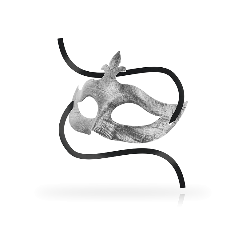 Masks Antifaz Flor De Lis Silver