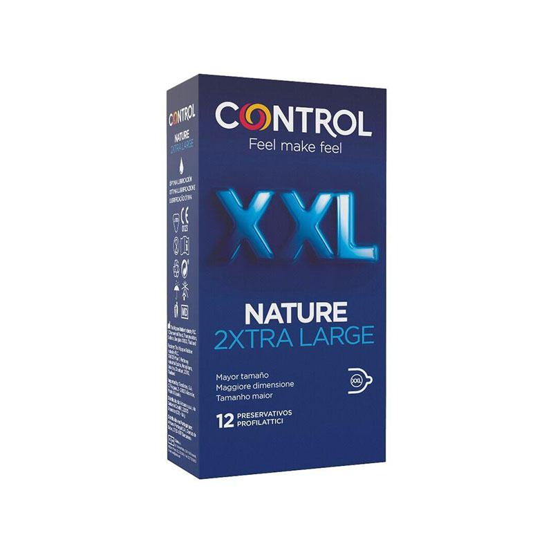 Preservativoss Control Nature 2Xtra Large XXL 12 Uds