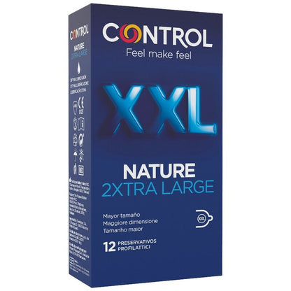 Preservativoss Control Nature 2Xtra Large XXL 12 Uds