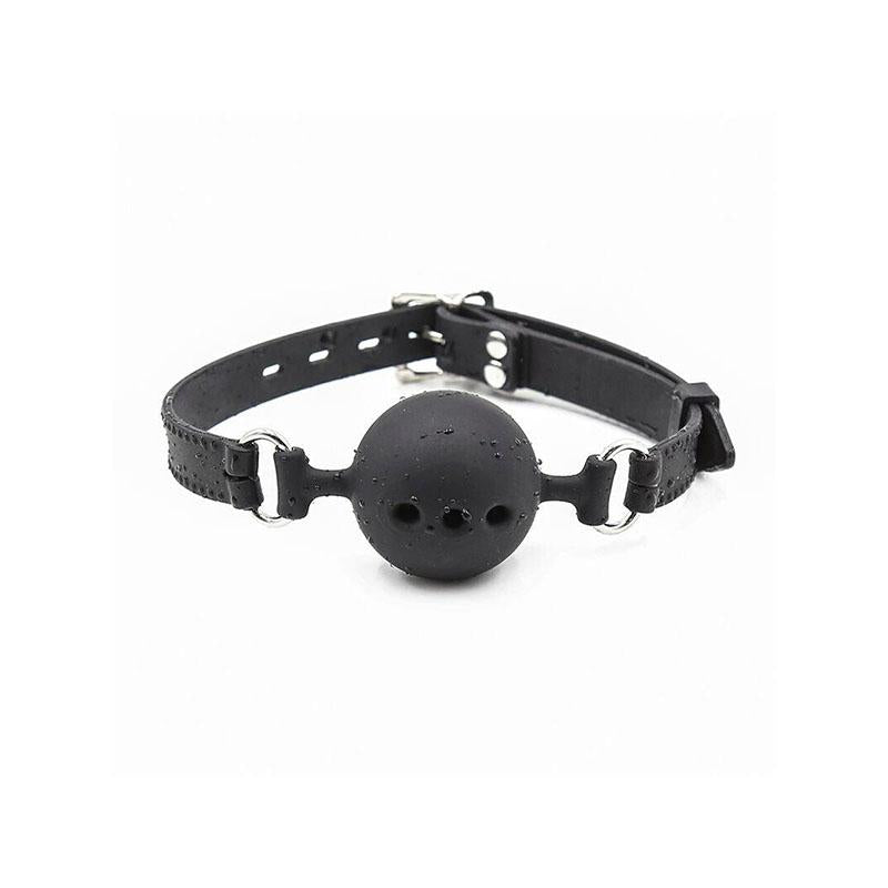 Mordaza Bola Transpirable Silicona Talla L