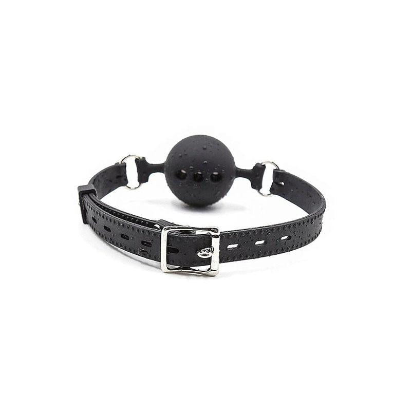 Mordaza Bola Transpirable Silicona Talla L