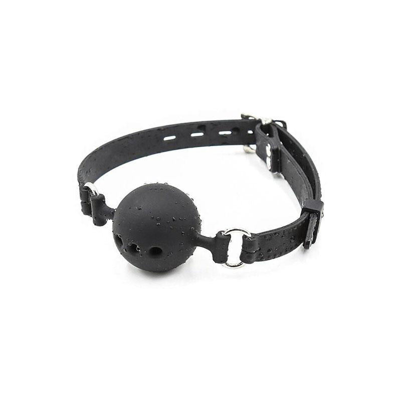 Mordaza Bola Transpirable Silicona Talla L