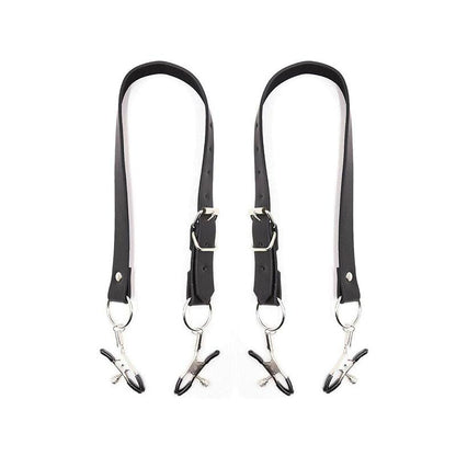 Pinzas Clitoris Con Correas Piernas