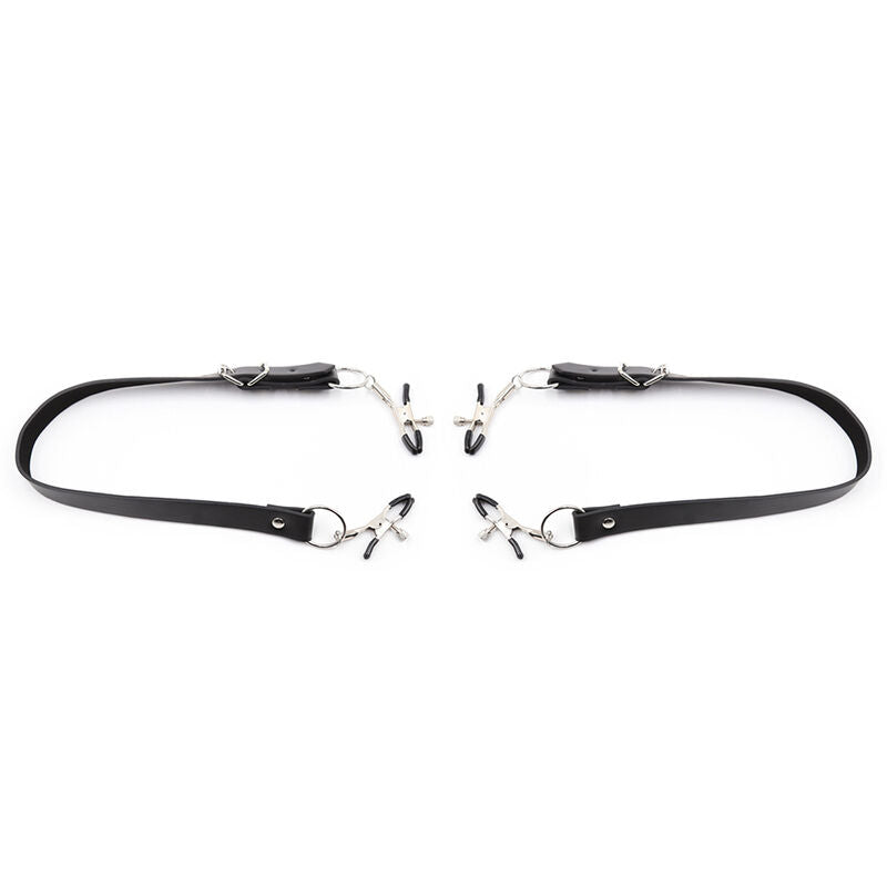 Pinzas Clitoris Con Correas Piernas