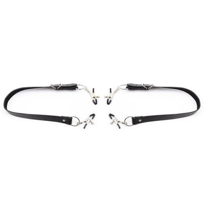 Pinzas Clitoris Con Correas Piernas