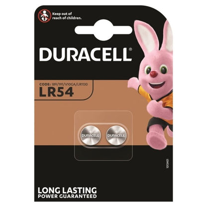Pila Alcalina LR54 LR1130 AG10 1,5V - Blister 2Uds