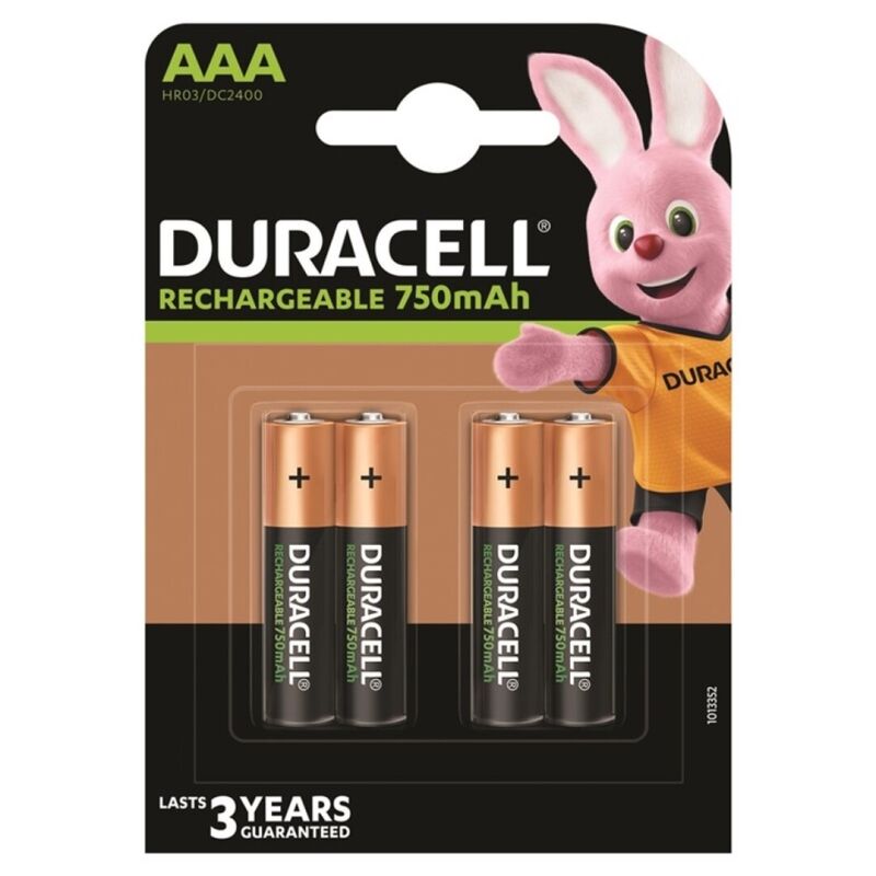 Pilas Recargables HR03 AAA 750mAh - Blister 4Uds