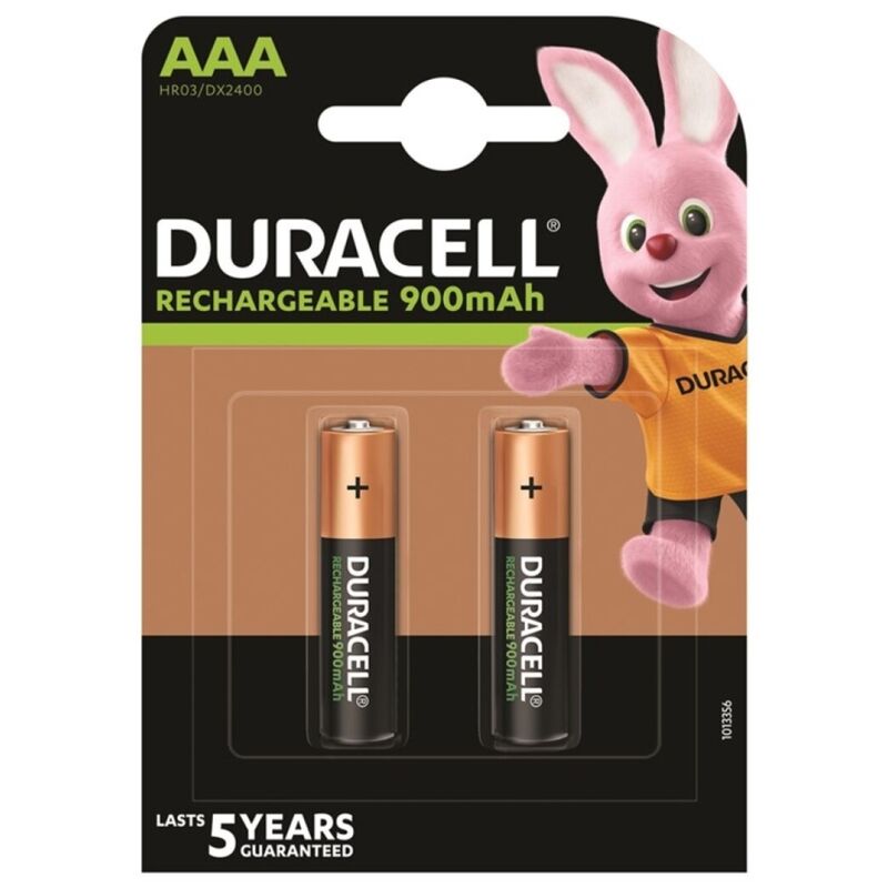 Pilas Recargables HR03 AAA 900mAh - Blister 2Uds
