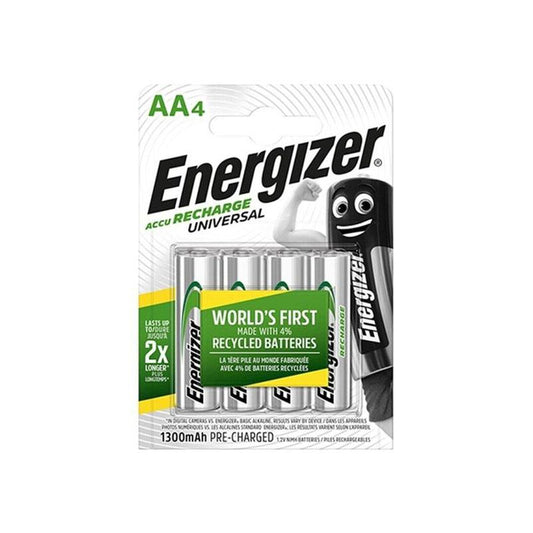 Pilas Recargables HR6 AA 1300mAh - Blister 4 Uds