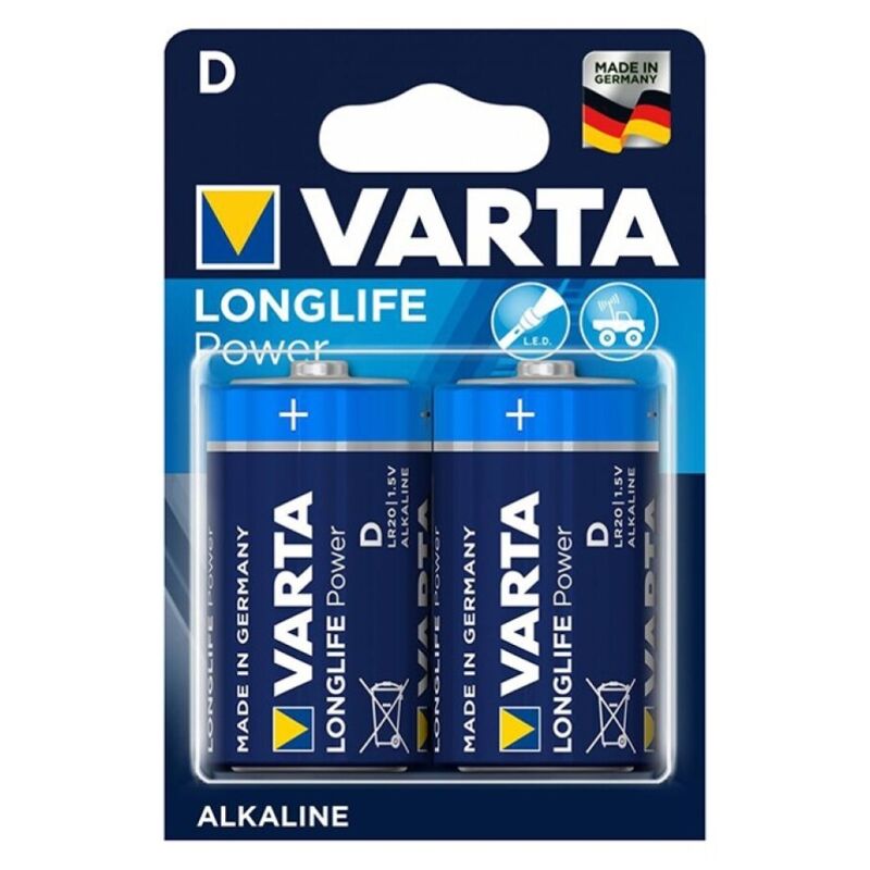 Pila Alcalina D LR20 - Blister 2Uds