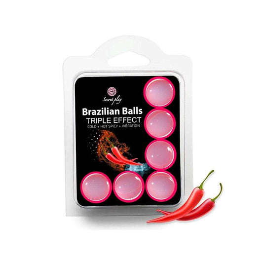Lubricante Brazilian Balls Triple Efecto