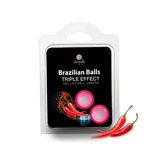 Lubricante Brazilian Balls Triple Efecto
