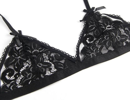 Set Sujetador & Tanga Con Liguero