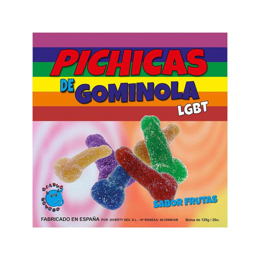 Pichitas De Gominola Frutas Con Azucar Lgbt