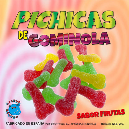 Pichitas De Gominola Frutas Con Azucar