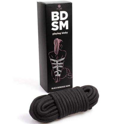 Cuerda Bondage Negra Bdsm Collection