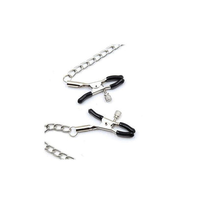 Mordaza Bola Negra Con Pinzas Pezones