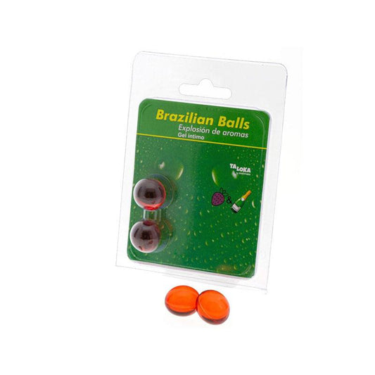 Lubricante Brazilian Balls Fresa & Champagne 2 Bolas