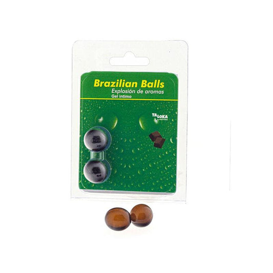 Lubricante Brazilian Balls Chocolate 2 Bolas