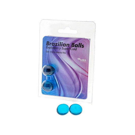 Lubricante Brazilian Balls Efecto Frio 2 Bolas