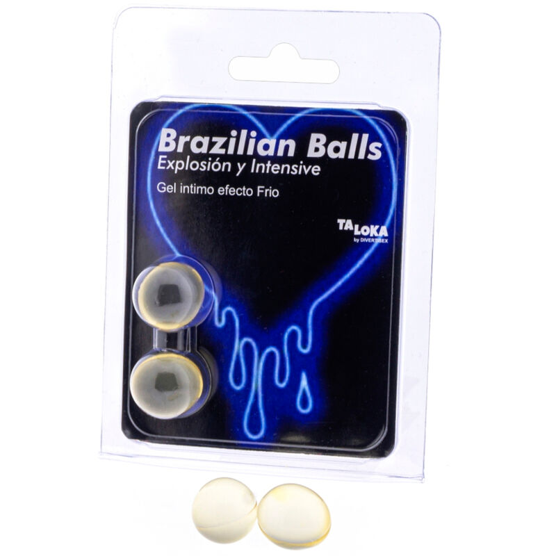 Lubricante Brazilian Balls Efecto Frio & Vibración 2 Bolas