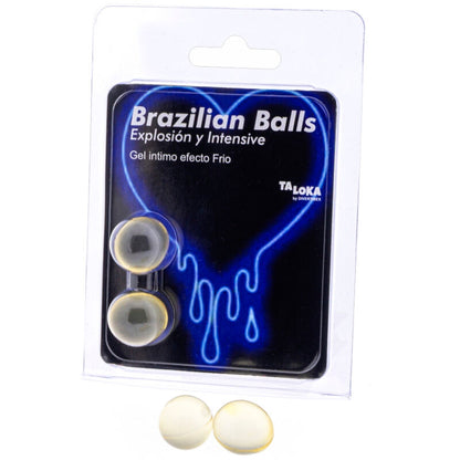 Lubricante Brazilian Balls Efecto Frio & Vibración 2 Bolas