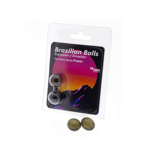 Lubricante Brazilian Balls Efecto Power 2 Bolas