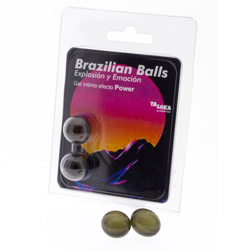 Lubricante Brazilian Balls Efecto Power 2 Bolas