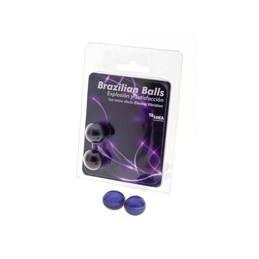Lubricante Brazilian Balls Efecto Vibración Eléctrica 2 Uds