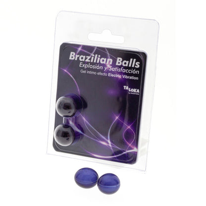 Lubricante Brazilian Balls Efecto Vibración Eléctrica 2 Uds