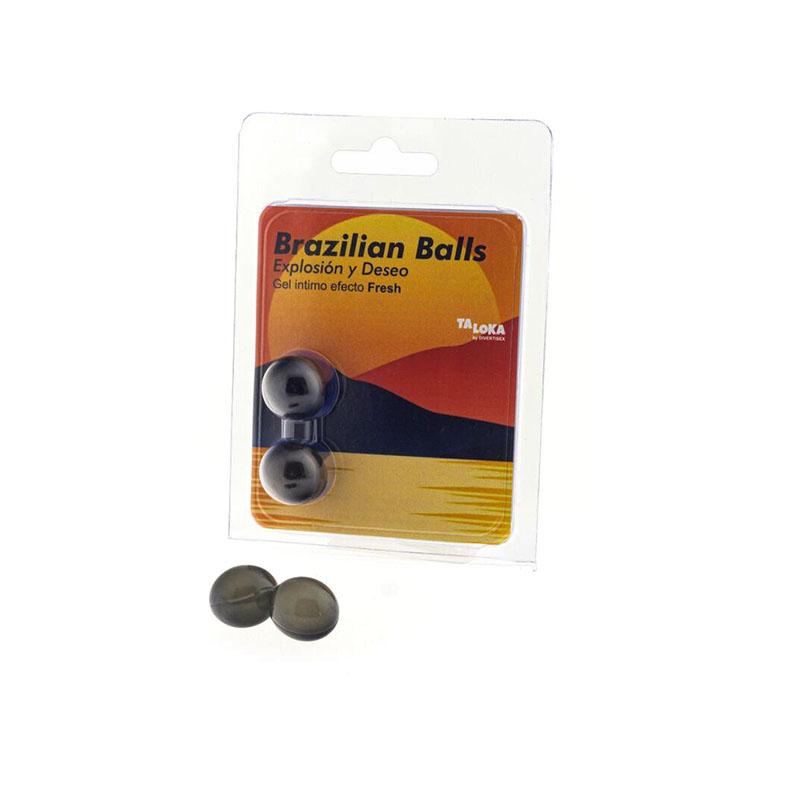 Lubricante Brazilian Balls Efecto Frescor 2 Uds