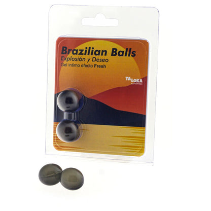 Lubricante Brazilian Balls Efecto Frescor 2 Uds
