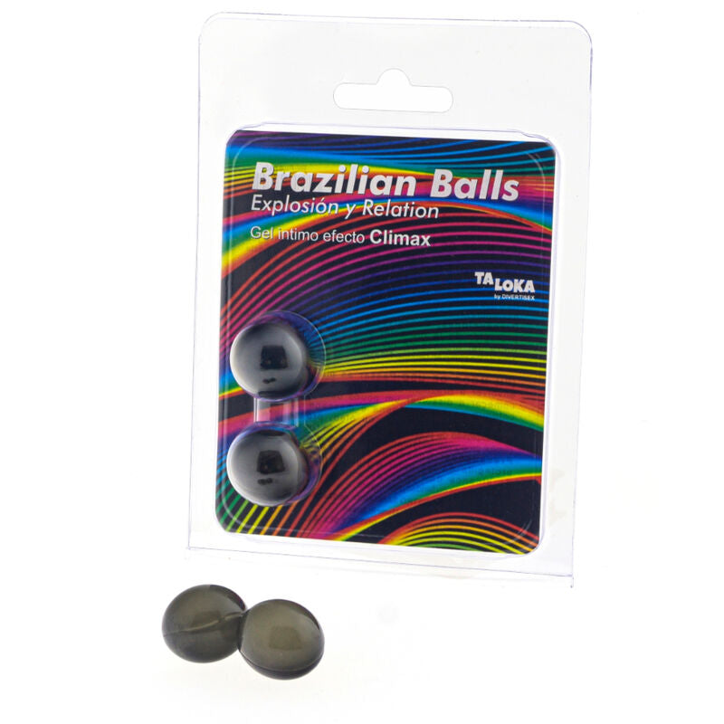 Lubricante Brazilian Balls Efecto Climax 2 Uds