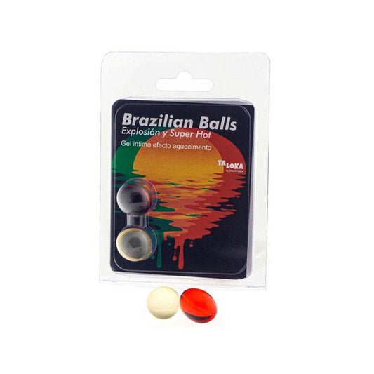 Lubricante Brazilian Balls Efecto Super Hot 2 Bolas