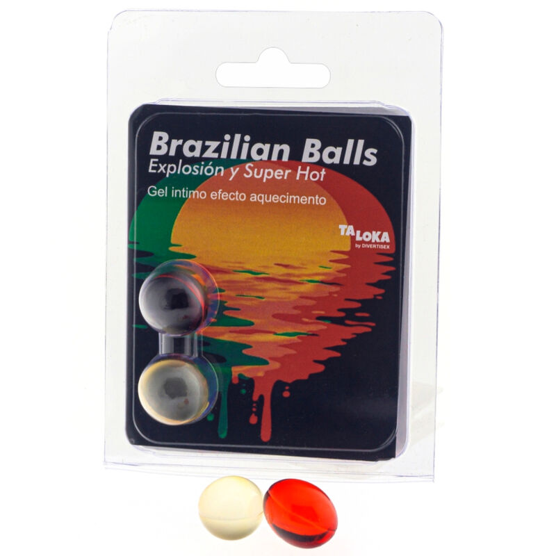 Lubricante Brazilian Balls Efecto Super Hot 2 Bolas