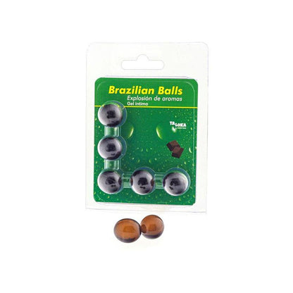 Lubricante Brazilian Balls Chocolate 5 Uds